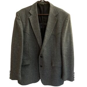 Vintage Pagano West‎ Western Blazer Coat Men's 48L Made In USA